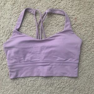 Lilac cross cross lulu lemon sports bra
